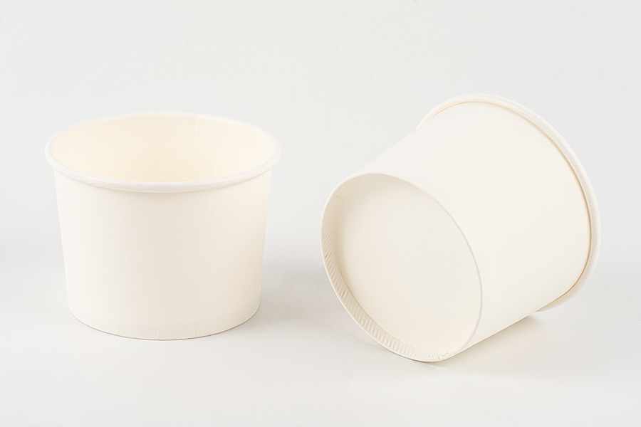 Solid Color Ice Cream Cups